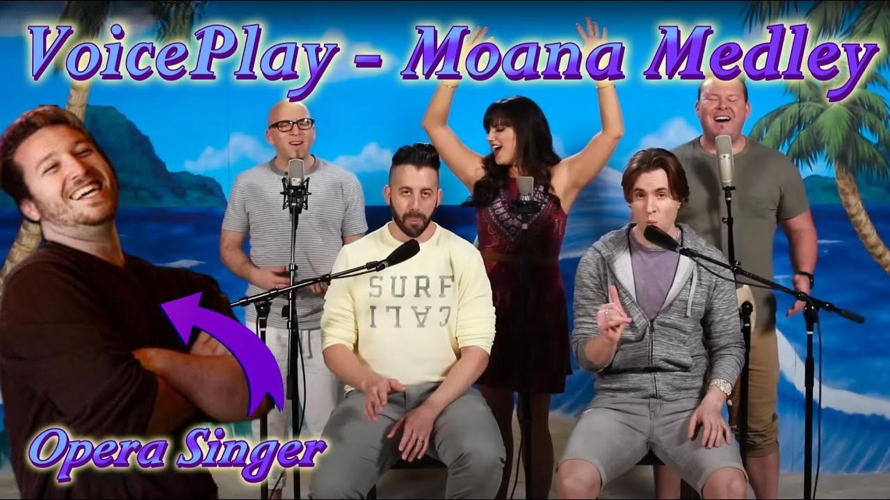 Реакция оперной певицы — попурри из песен «Моана» || VoicePlay (при участии Рэйчел Поттер)