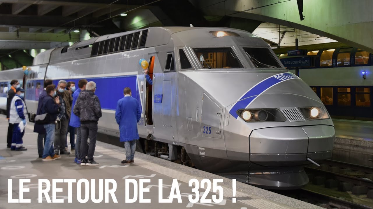 TGV ATLANTIQUE 325 - RETOUR DES COULEURS D'ORIGINE !