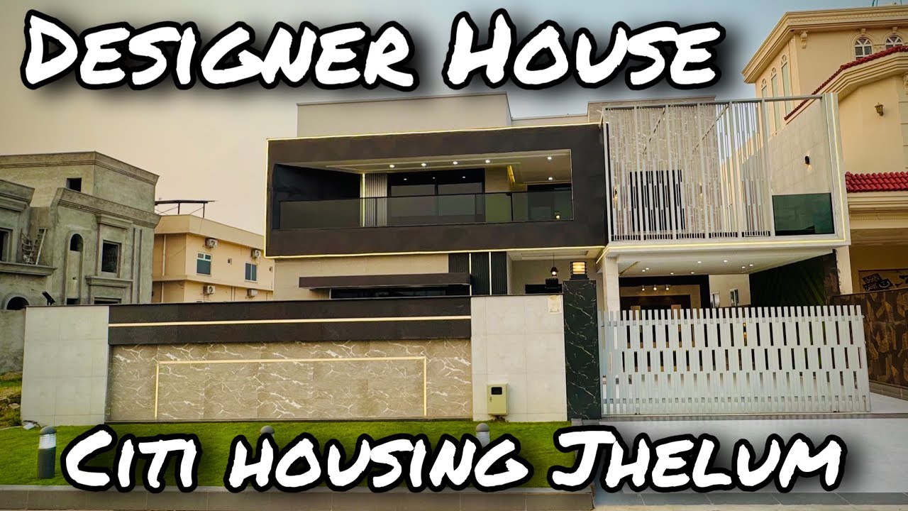 1 Kanal Fully Furnished Designer House for Sale in Citi Housing Jhelum