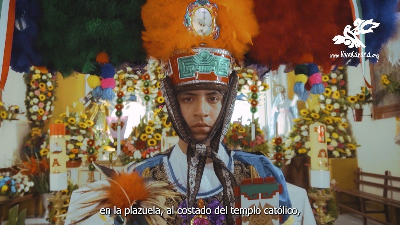 Danza de la Pluma en la Fiesta 2024 de San Agustín de las Juntas, Oax