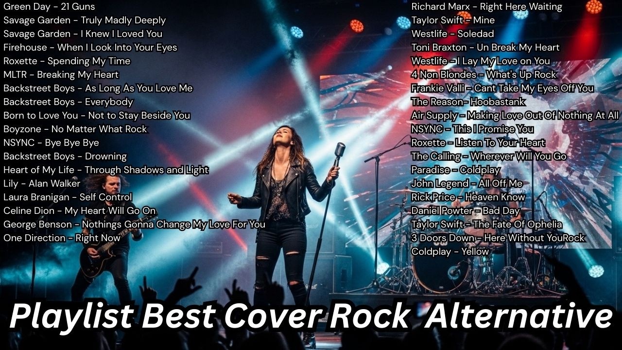 [Playlist] Alternative Rock Love Songs Emotional Playlist From Classic Era To Modern Hits