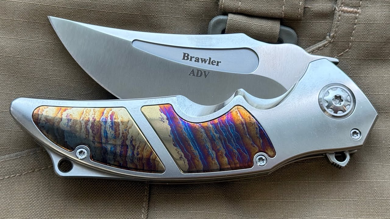 ХРОМИРОВАННЫЙ БРОЙЛЕР :) Нож BRAWLER Andre de Villiers