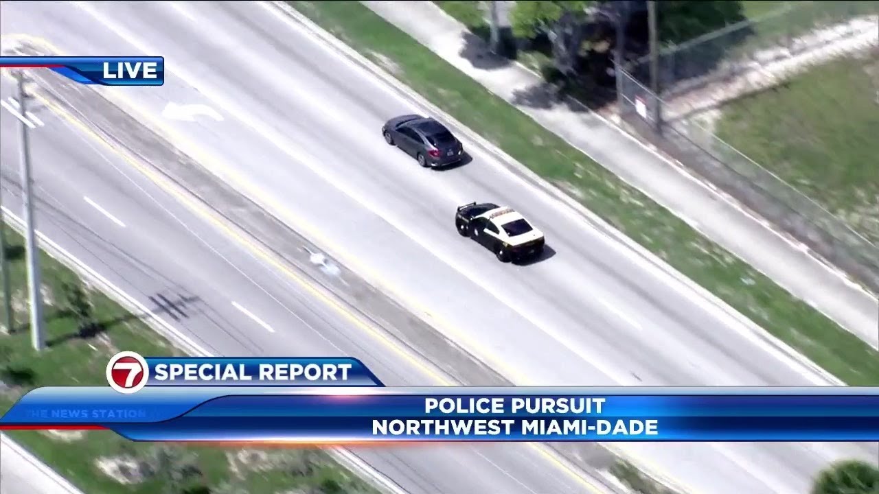 Cross county police chase ends with alleged carjacker in custody
