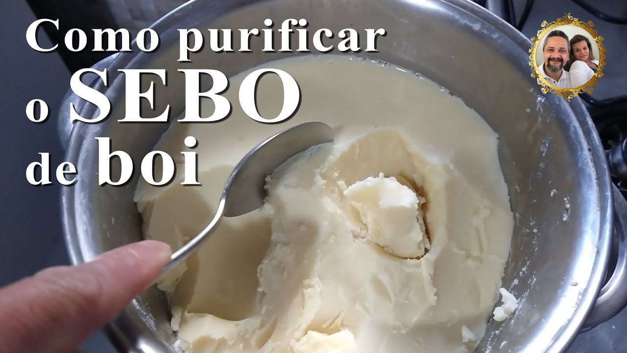COMO PURIFICAR O SEBO DE BOI para produção de sabonetes