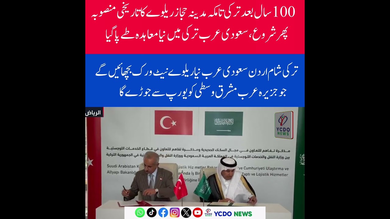 After 100 Years: Turkey Revives Historic Hejaz Railway to Makkah & Madinah
