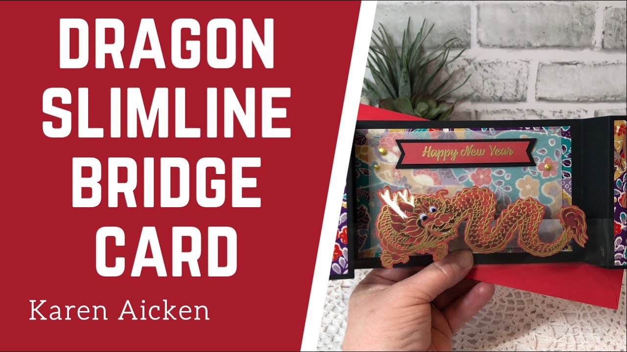 Dragon Slimline Bridge Card
