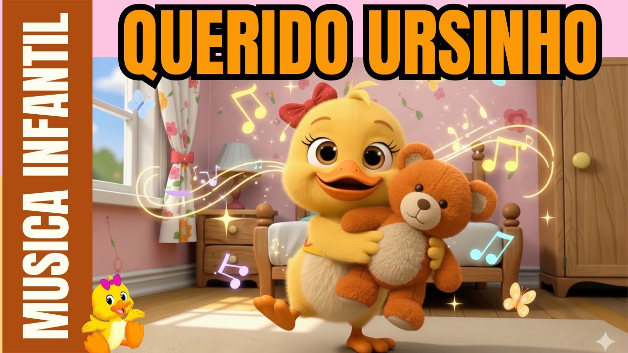Ursinho de Pelúcia 🧸 | Música Infantil de Carinho, Sono e Aconchego #músicainfantil