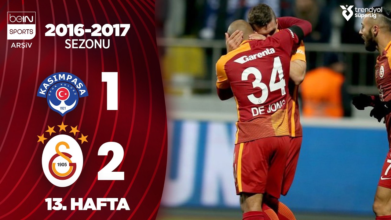 Kasımpaşa (1-2) Galatasaray | MAÇ ÖZETİ | 13. Hafta - 2016/2017