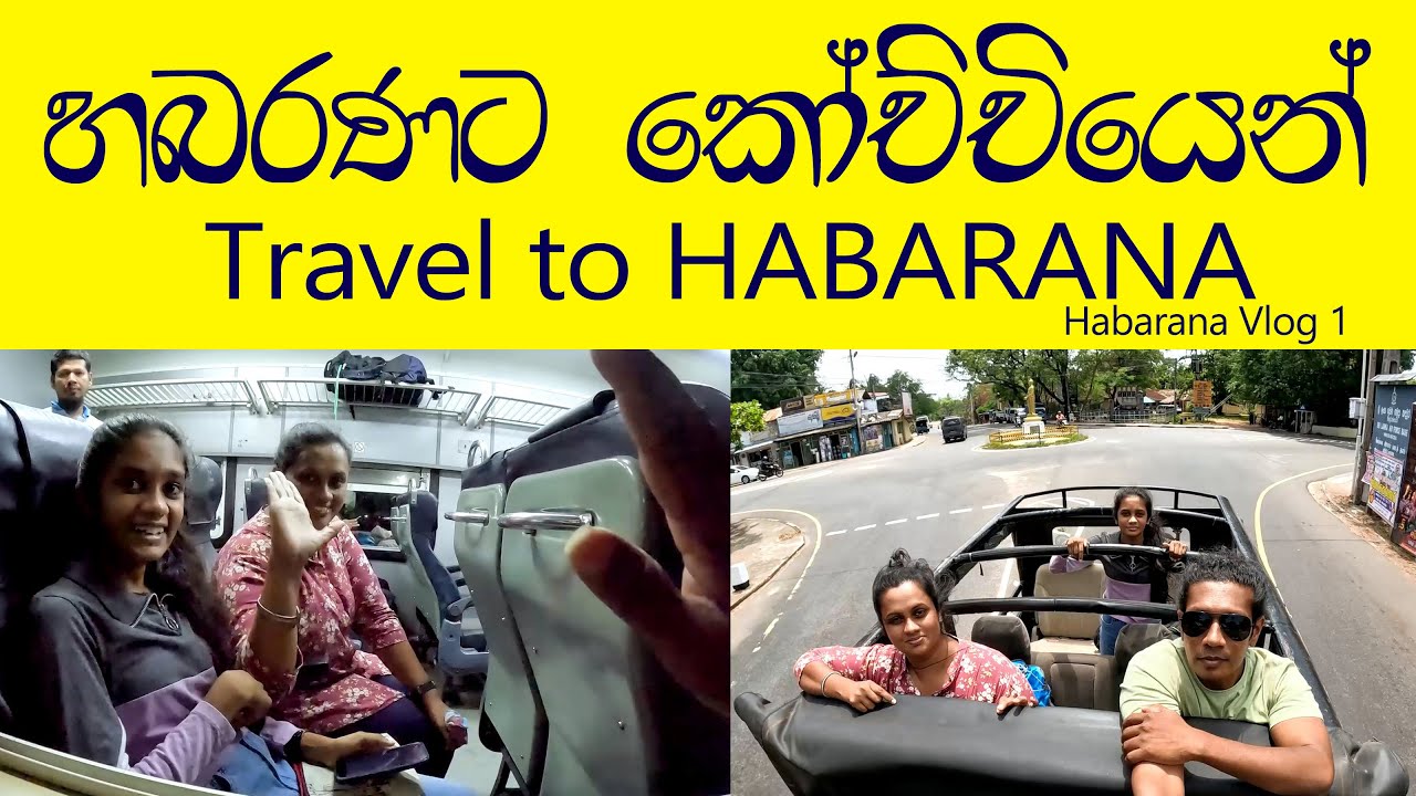 හබරණ යන්න මඩකලපු කෝච්චියට නැග්ගා උදෙන්ම කොටුවෙන්😍 travel to Habarana 👍හබරණ යන්න ලේසිම විදිය 🧡