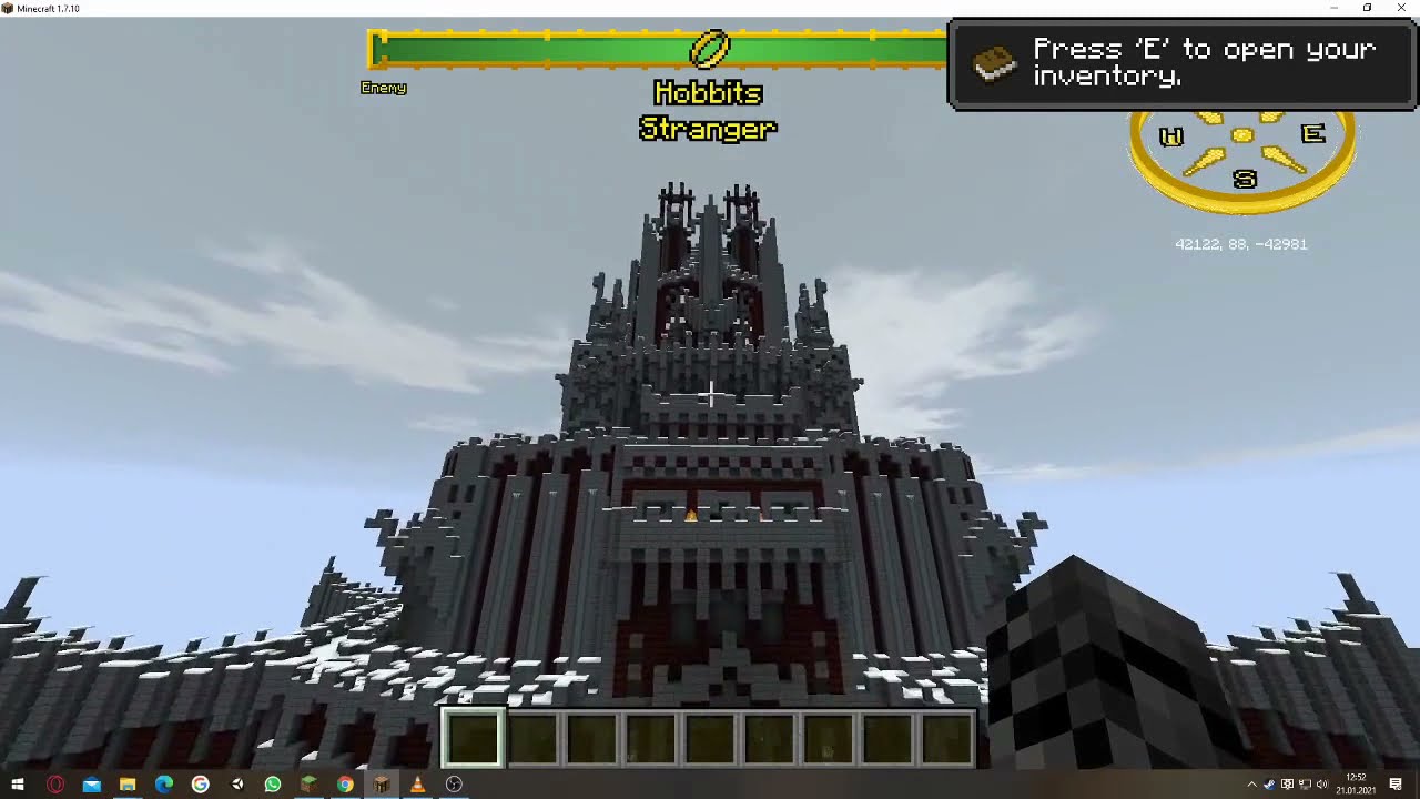 Lotr mod minecraft Genstructer tutorial