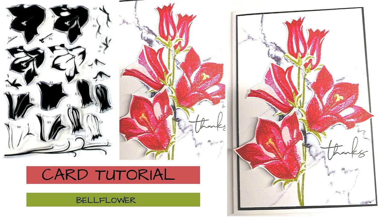 Floral Greeting Card - BELLFLOWER