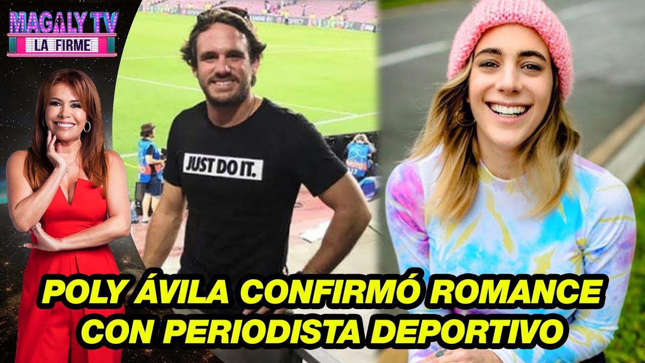 Poly Ávila confirmó romance con el periodista deportivo Michael Succar