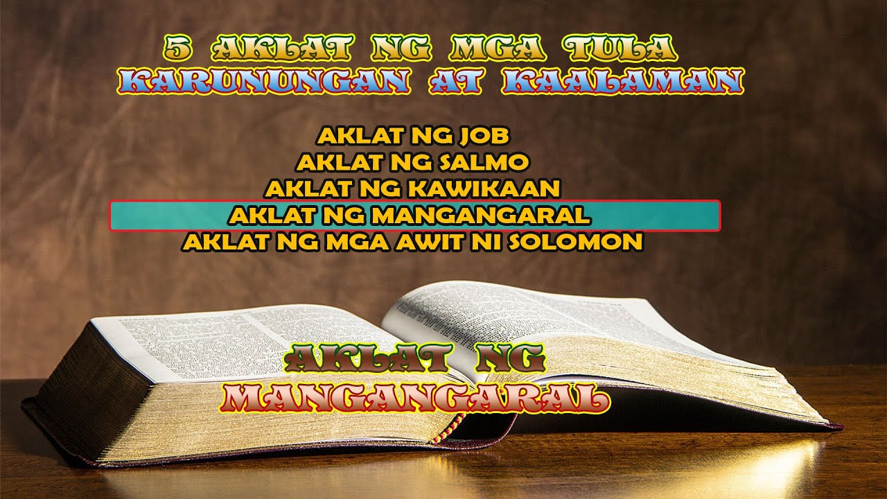 AKLAT NG MANGANGARAL