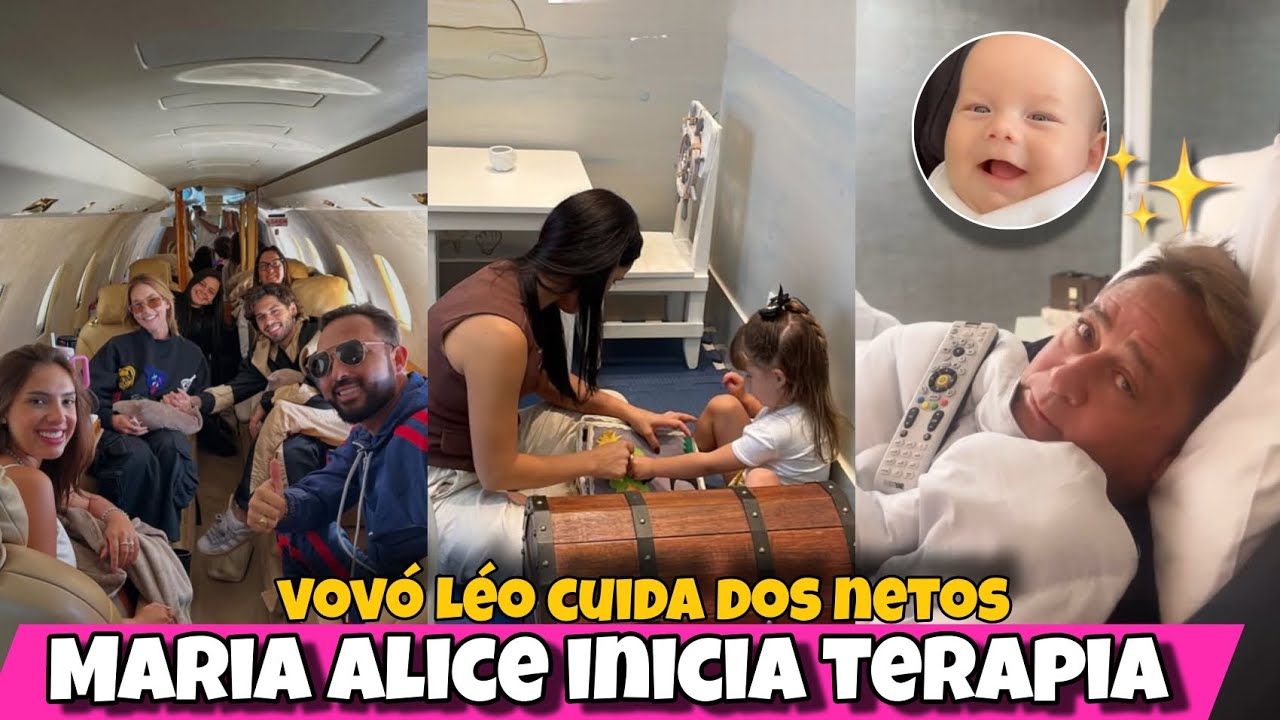 Virginia viaja para são Paulo e vovó Leonardo fica responsável pelos netos