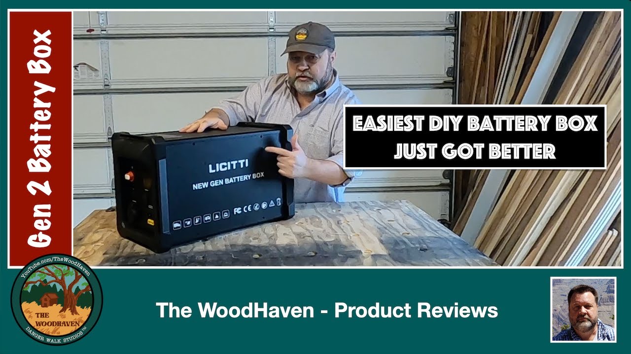 Easiest DIY Solar Generator Gen 2 - Licitti 2000 Watt AC Battery Box