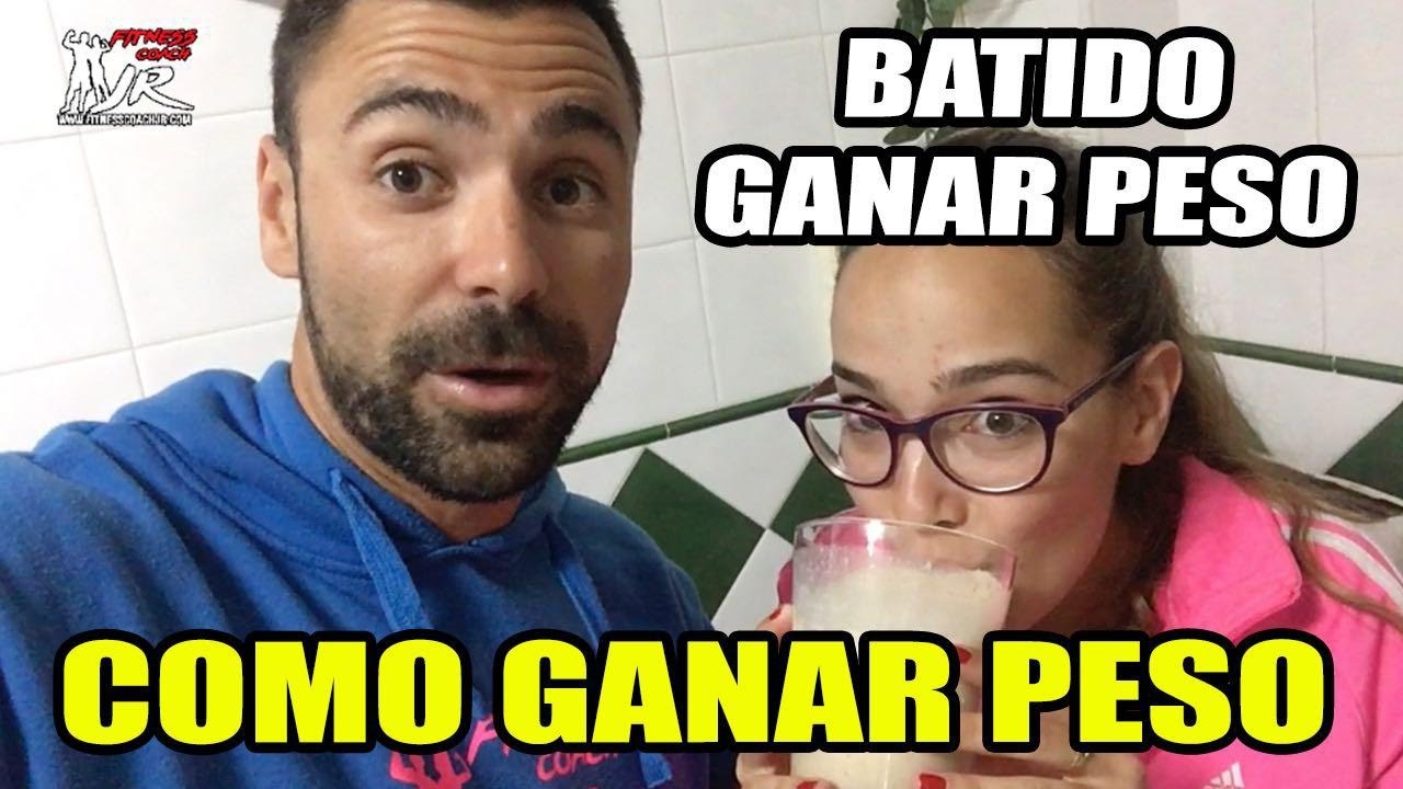 Batido Natural para ganar peso || Como ganar volumen