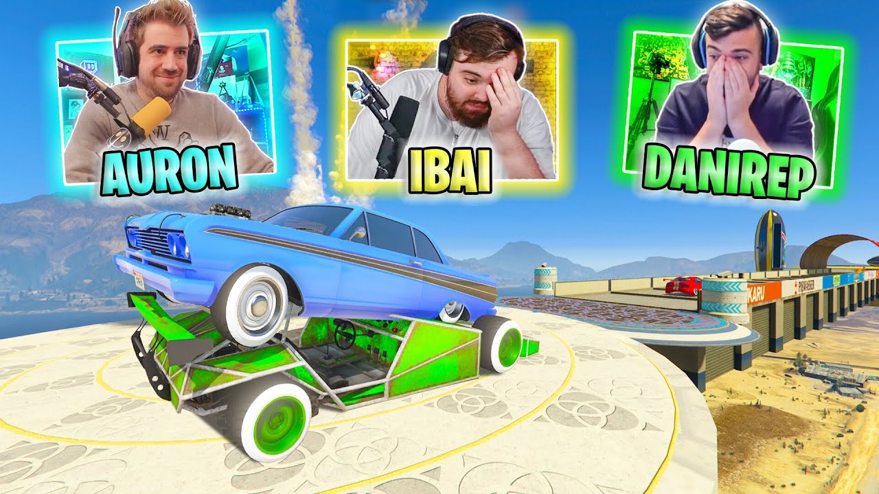 CARA A CARA INCREIBLE CON AURONPLAY Y AMIGOS! NO AGUANTO ESTO MAS!! - GTA V ONLINE
