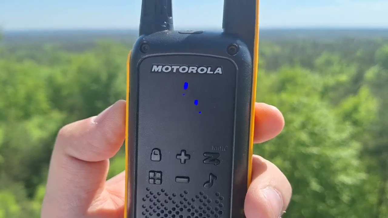 PMR 446 Motorola T82 Extreme I Baofeng BF-T6 wieża widokowa w zielonym lesie koło Żar 1.05.2024