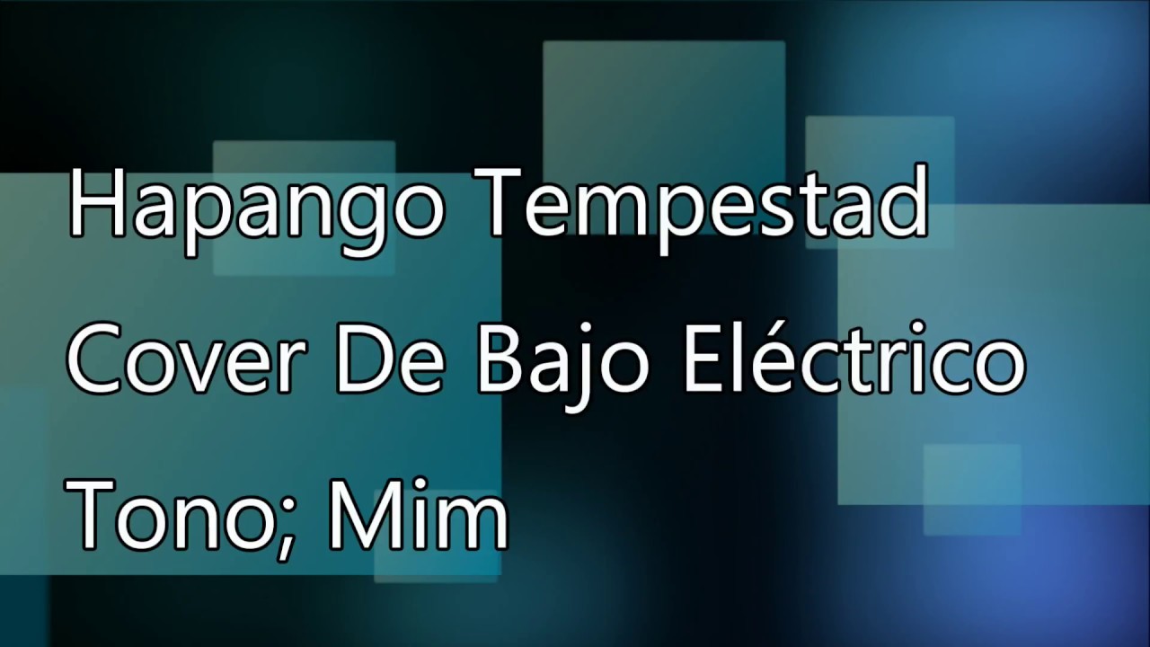 Huapango Tempestad Cover Bajo Eléctrico