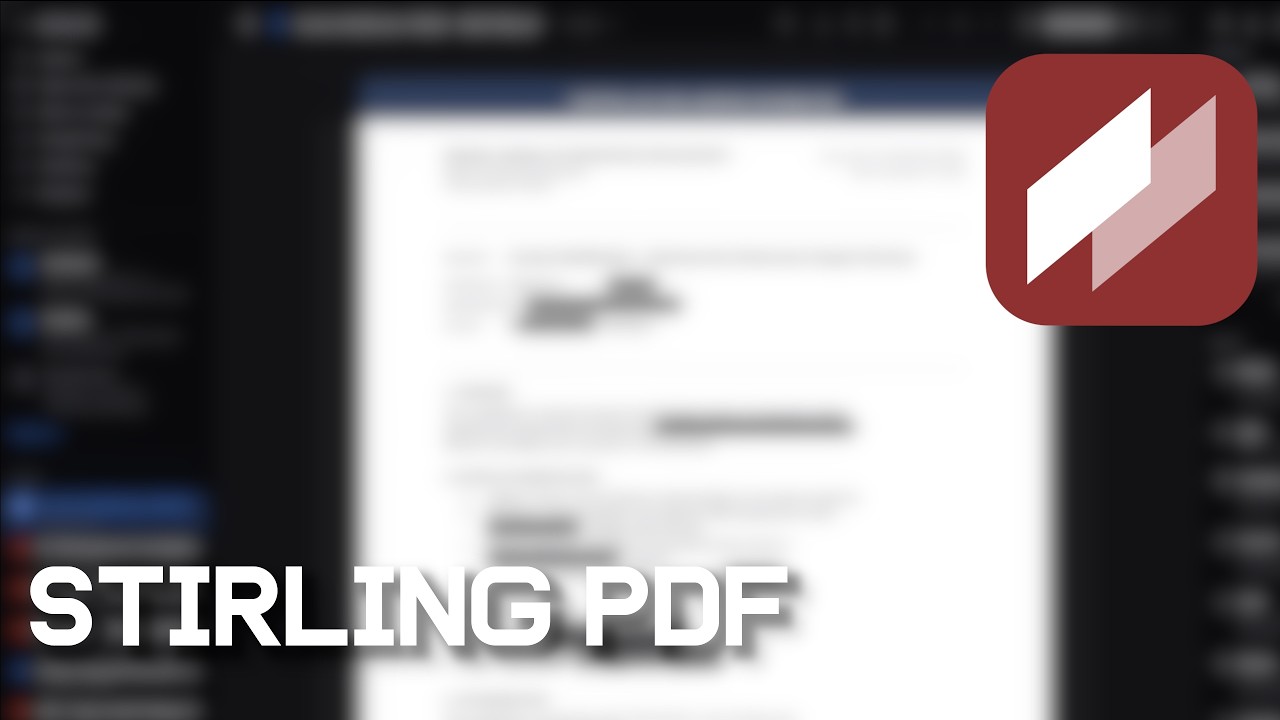 Nie wieder Online PDF Tools! Stirling PDF lokal installieren (Docker Guide)