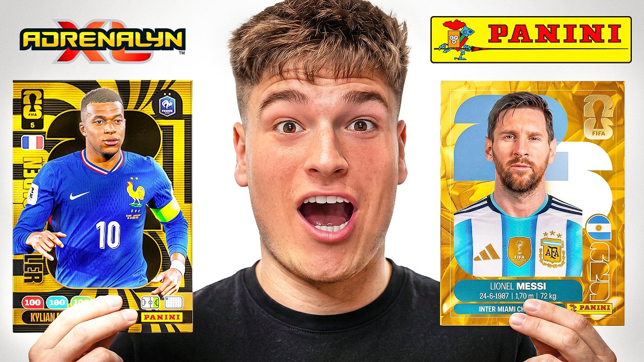 &iexcl;SOBRES DEL MUNDIAL PANINI vs ADRENALYN!