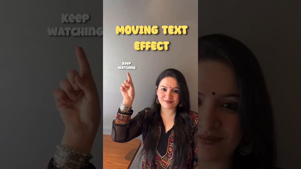 Moving Text Effect | Finger Tracking | Inshot app | Tutorial | Social Media Manager | Video Editing