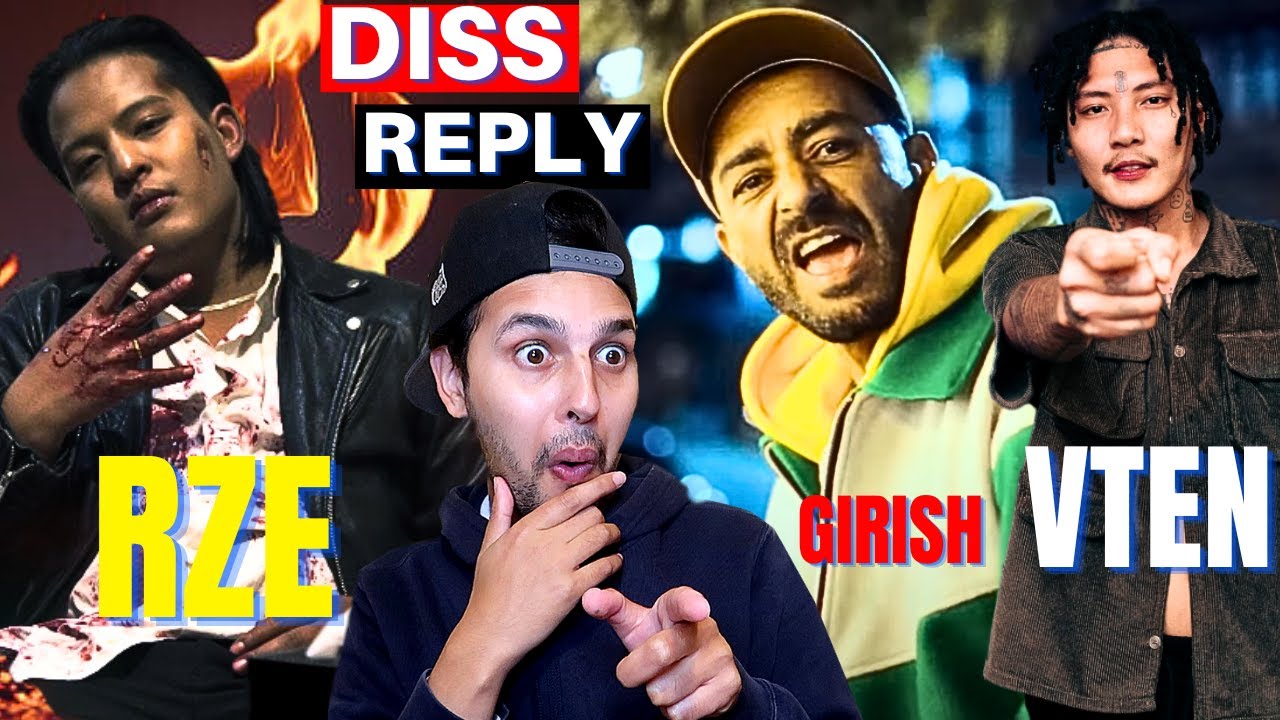 GIRISH DISS RZE 😱 ANGRY REPLY 😱 VTEN STORY 😱 #reaction Habibi - Girish Khatiwada ( BRUTAL WARNING )