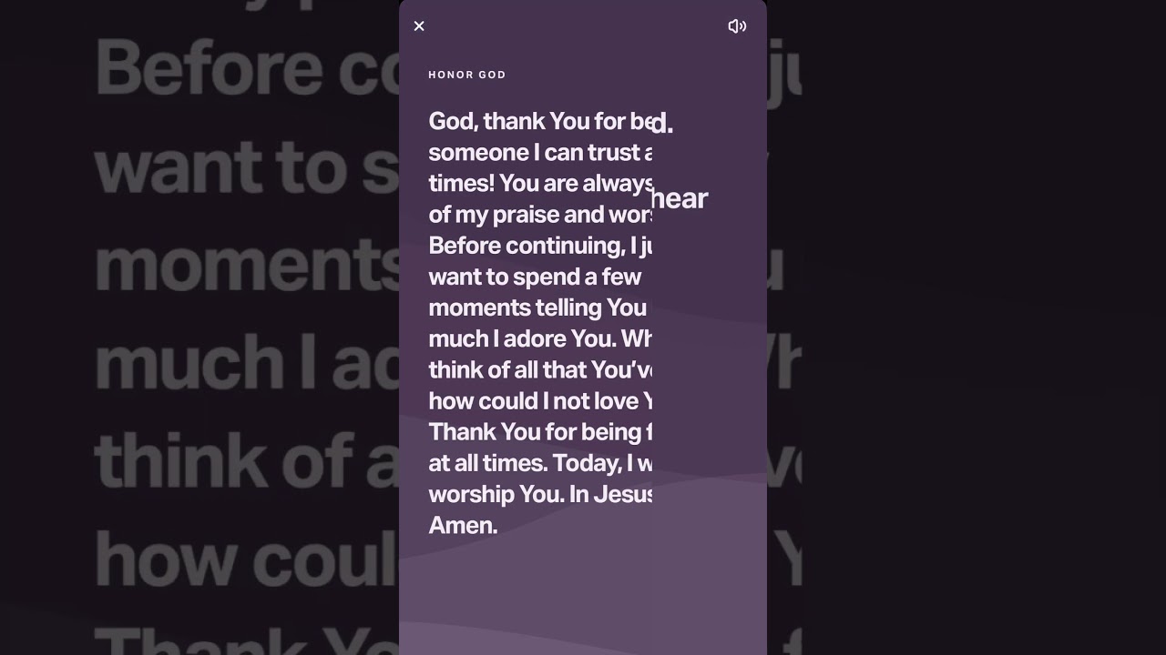 Daily Prayer 