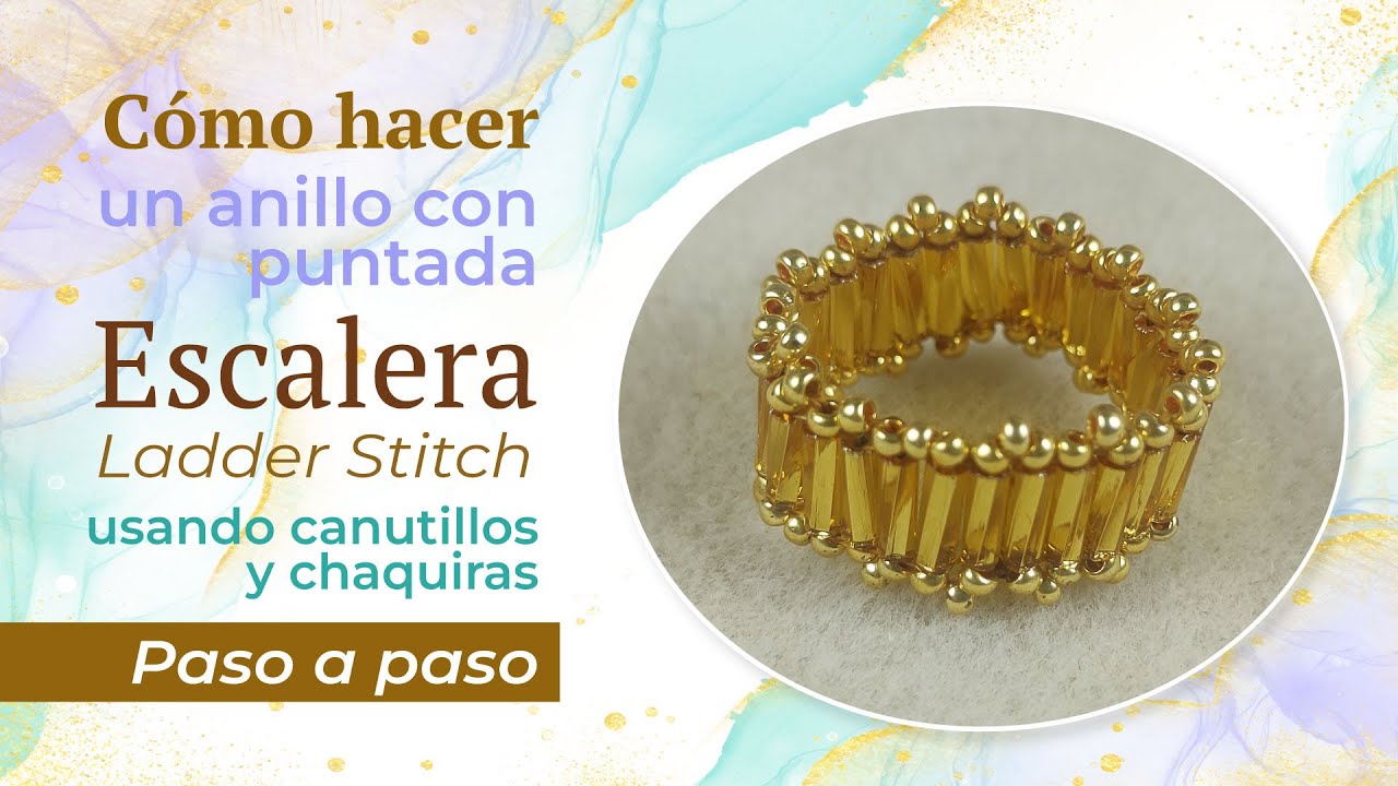 Anillo Puntada Escalera