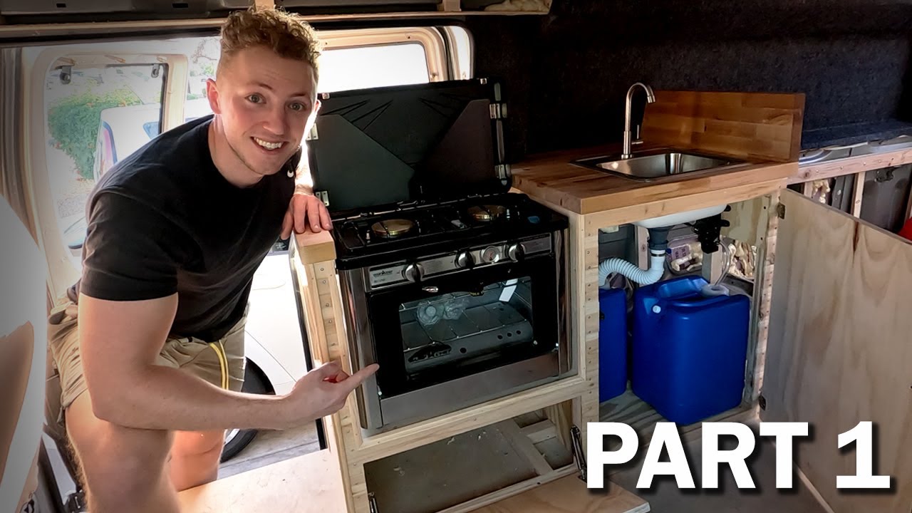 Building a Kitchenette (PART 1) - Camper Van Conversion 