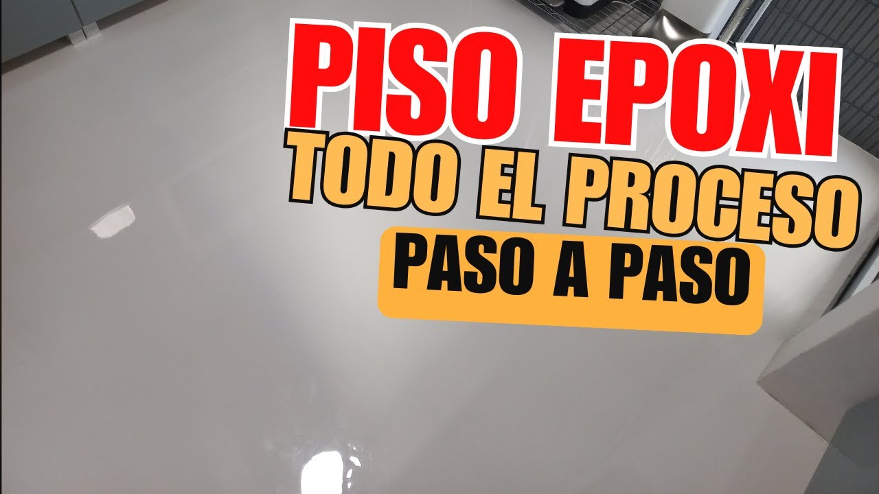 PISO CON RESINA PROCESO COMPLETO PASO A PASO