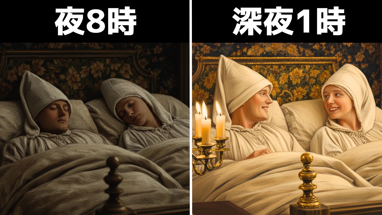 なぜ中世ヨーロッパでは夜中に起きて2度眠るのが当たり前だったのか？