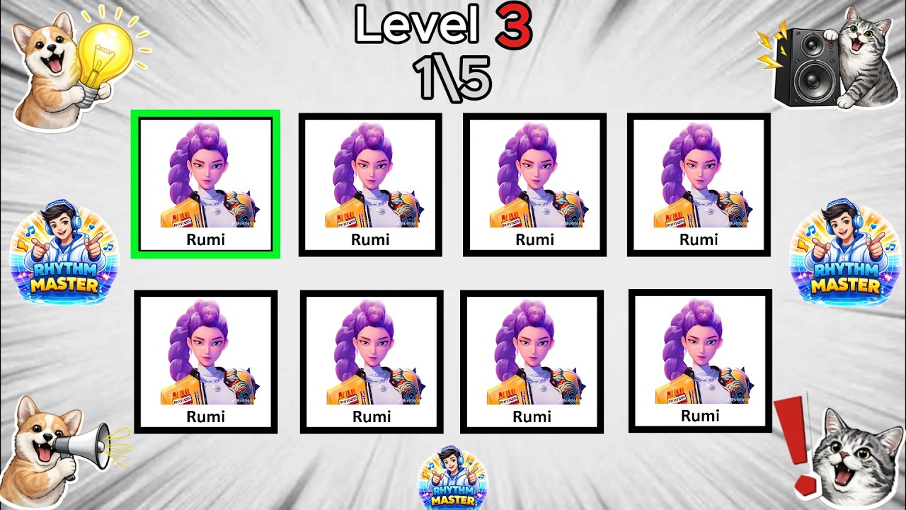 Say The Word On Beat Challenge | Level 1 - 5 | Level Easy to Insane