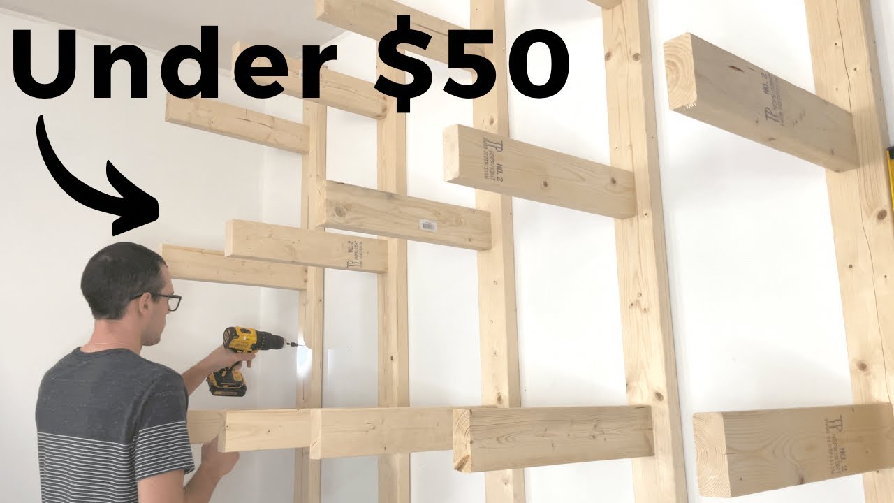 How to Build a DIY Lumber Rack with Only 2x4s