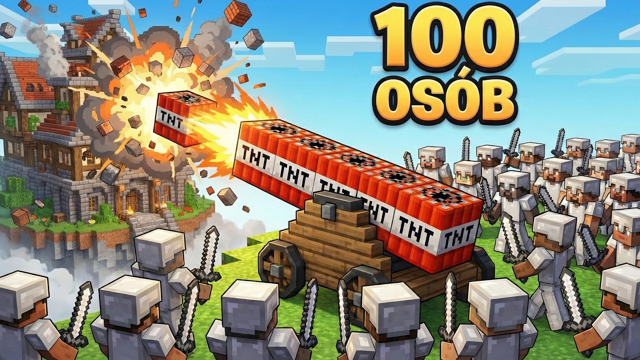 100 OSÓB PRZEBIJAŁO JEDNĄ GILDIĘ!!!