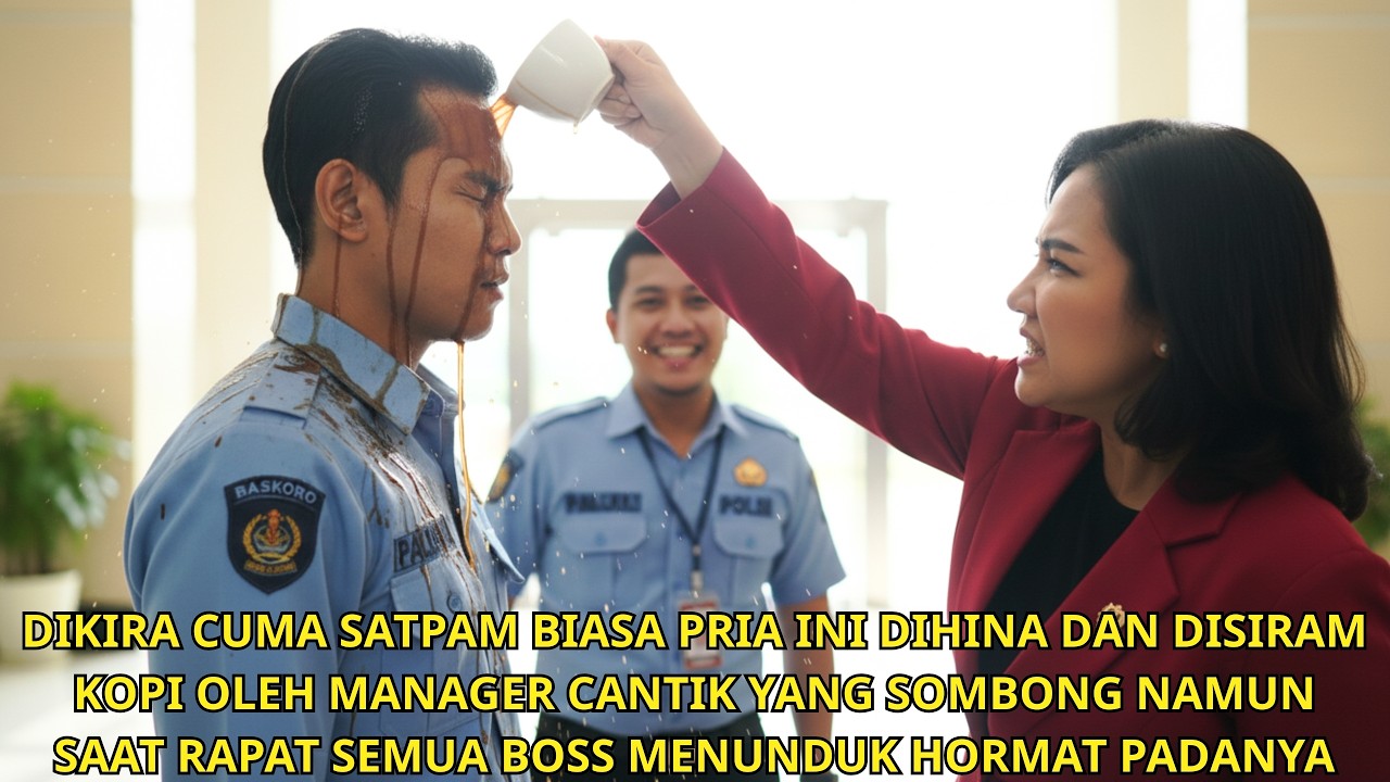 BIKIN TEGANG‼️DIKIRA CUMA SATPAM BIASA - TERNYATA SAAT RAPAT SEMUA BOSS HORMAT PADANYA