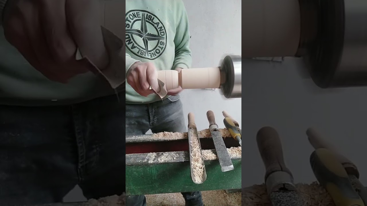 Ağaç torna da kürdanlık yaptık 