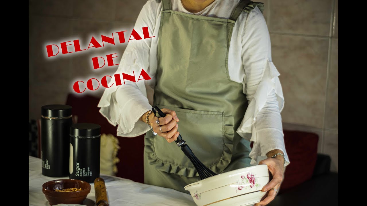 Súper fácil _ Delantal de Cocina con Volados