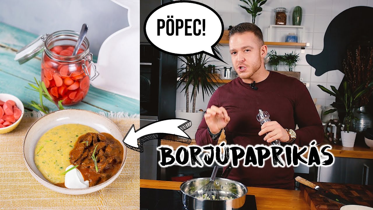 Borjúpaprikás tormás puliszkával