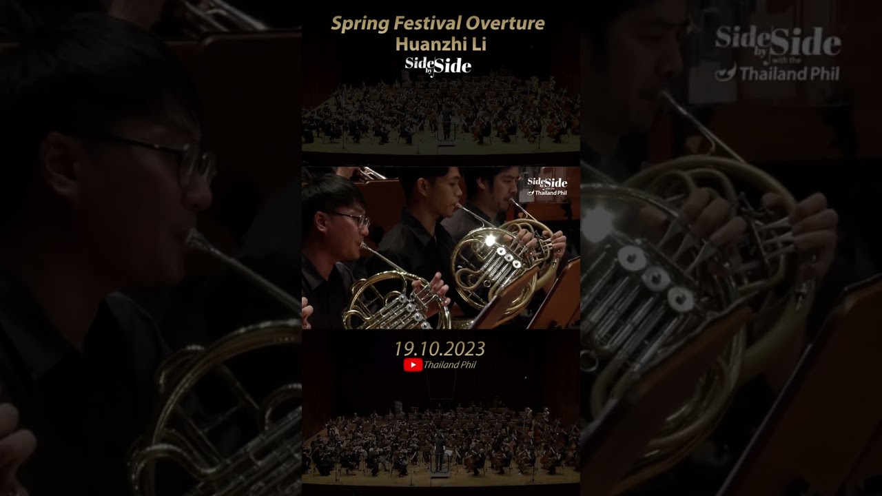 19.10.23 Spring Festival Overture - Huanzhi Li #thailandphil #sidebyside #tpo