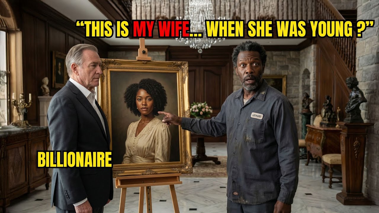 Black Janitor Asked Billionaire 'Why Is My Wife's Photo in Your Mansion?' — Answer Shocked Him