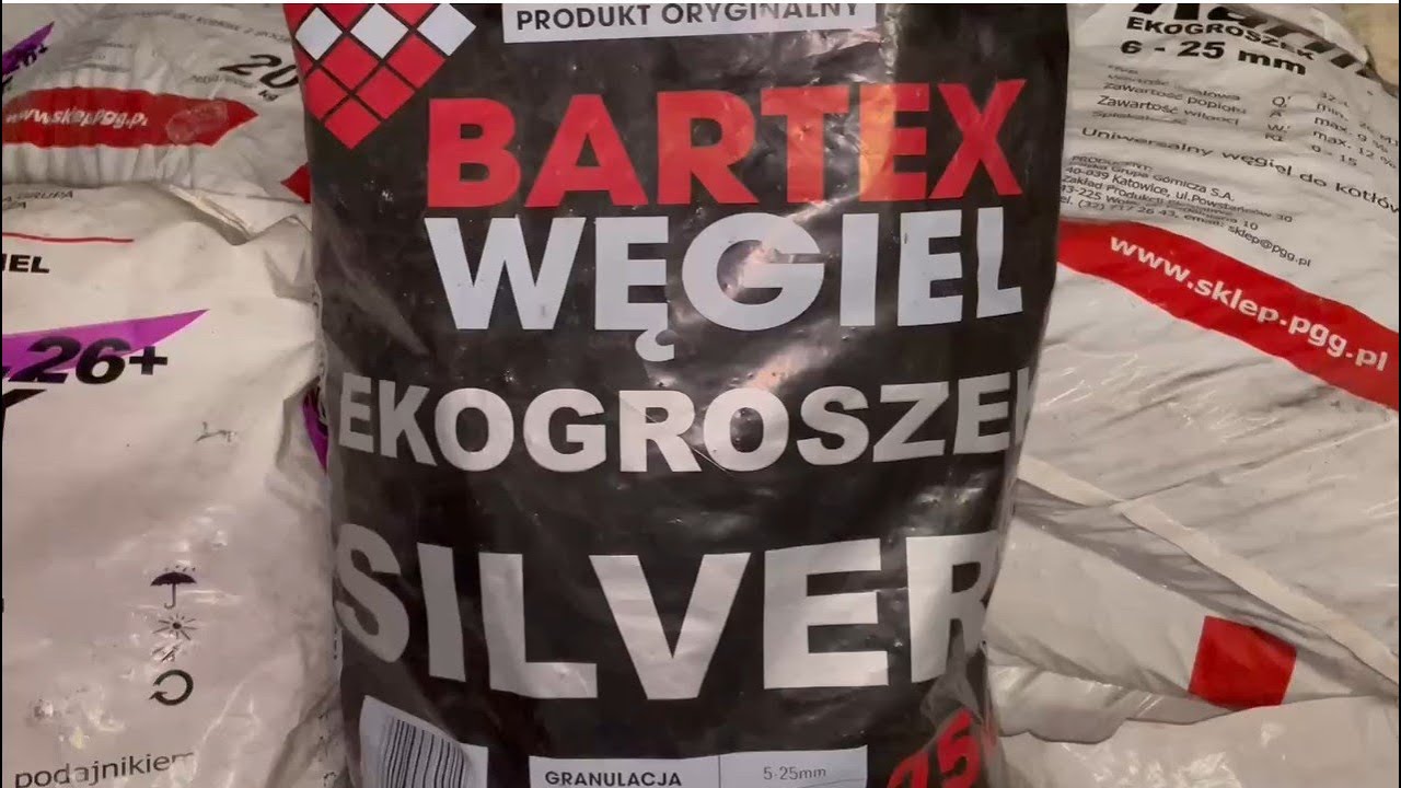 Węgiel groszek (ekogroszek) Bartex Silver. Test i opinia ze spalania.