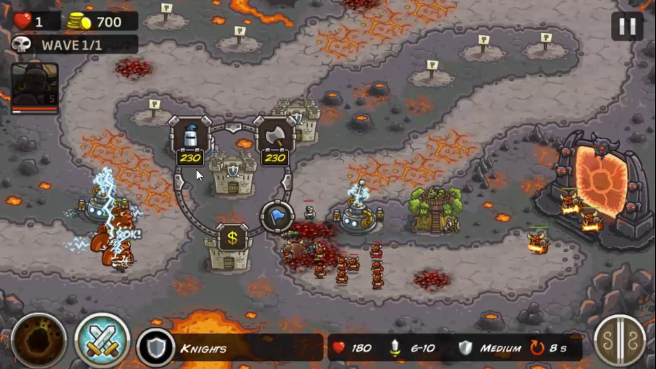 Kingdom Rush - PIT OF FIRE - Iron - Veteran (Hard)