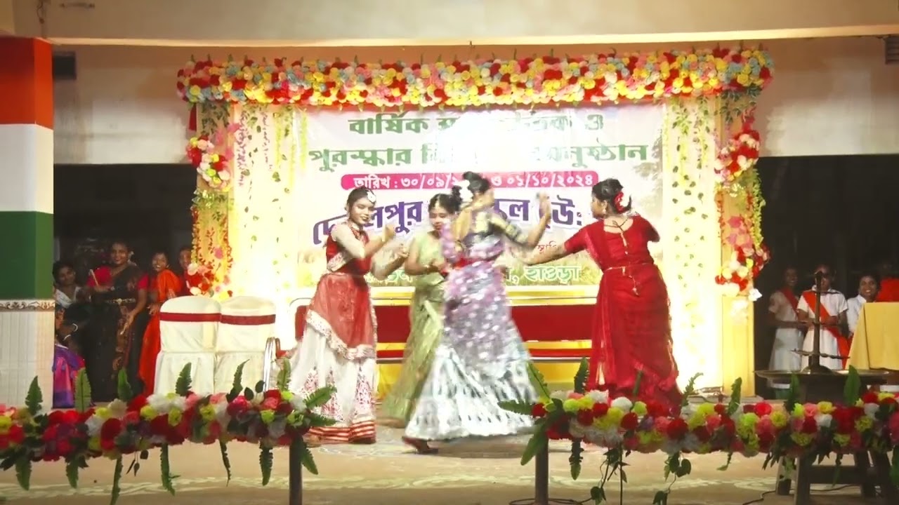 DHS: Dance performance (kamon boka mon ta re) at ANNUAL FEST 2024