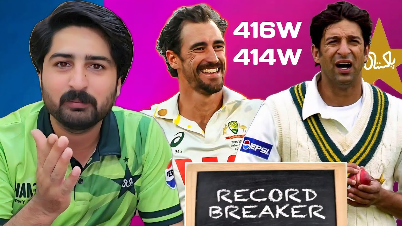 Mitchell  Starc Break Legends Waseem Akram Record | Most Test wickets Tackle Starc | 