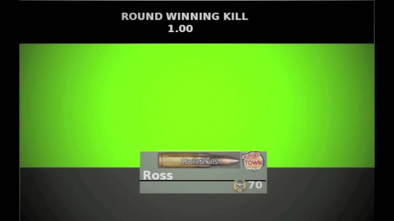 Green Screen Game Winning Killcam