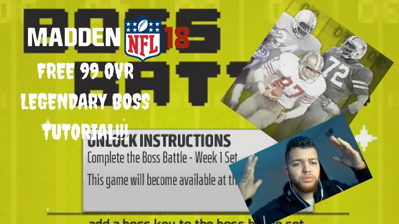 BOSS BATTLES TUTORIAL!!!! - Madden 18