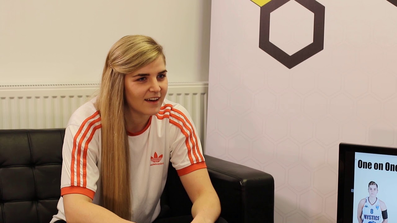 Georgia Jones One on One-Manchester Mystics WBBL British Basketball interview with Brand161