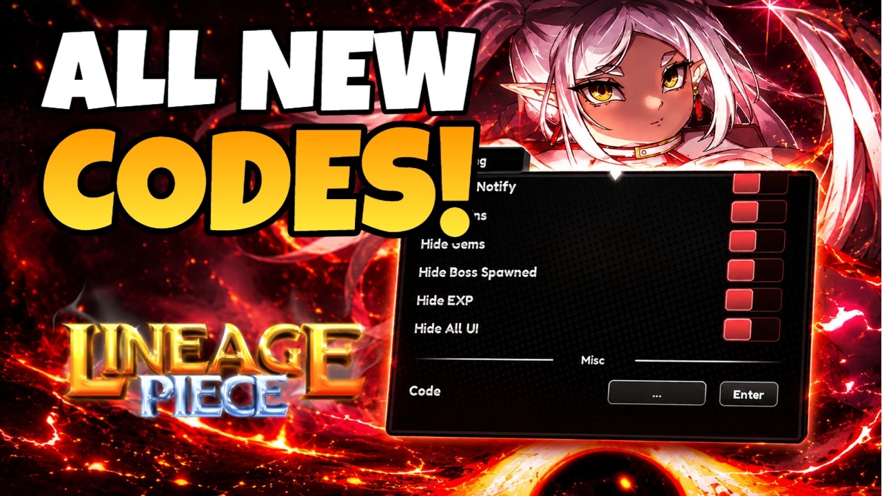 [Frieren Update] Lineage Piece Codes (2026) | Roblox