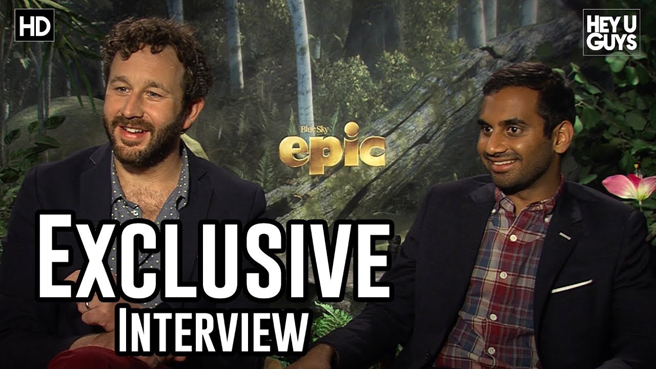Chris O'Dowd & Aziz Ansari exclusive hilarious Epic movie Interview